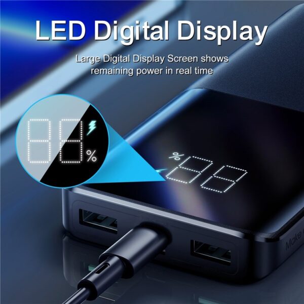 JOYROOM 10,000mAh Power Bank 22.5W with LED Display Monitoring (JR-QP191) - Image 6