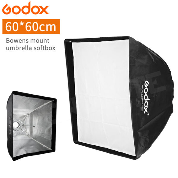 Godox Softbox Lighting Setup For YouTube Home Studio, Live Streaming Combo Set- Softbox, Light Holder, Tripod Stand Full Setup - Image 2