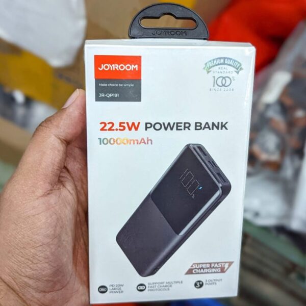 JOYROOM 10,000mAh Power Bank 22.5W with LED Display Monitoring (JR-QP191) - Image 2