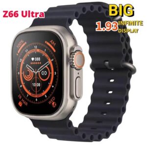 Z66 Ultra Series 8 Smart Watch- Black Color