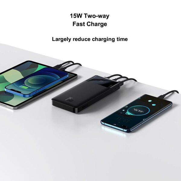 Baseus Bipow 10,000mAh 15W Digital Display Power Bank - Image 3